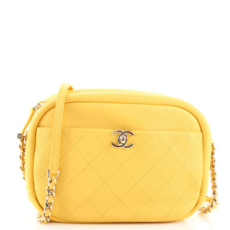 Chanel Casual Trip Camera Case Quilted Goatskin Large