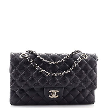 Chanel Classic Double Flap Bag Quilted Caviar Medium