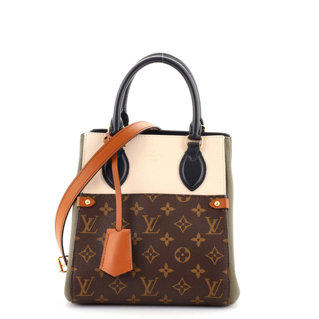 Louis Vuitton Fold Tote Monogram Canvas and Leather PM Brown