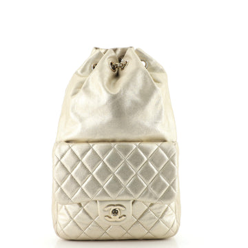 Chanel Backpack In Seoul Metallic Lambskin Small