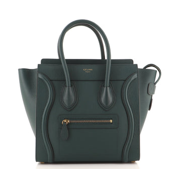 Celine Luggage Bag Grainy Leather Micro