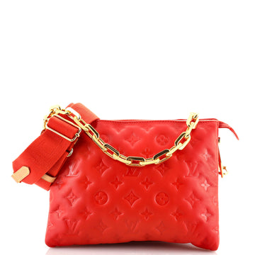 Louis Vuitton Coussin Bag Monogram Embossed Lambskin PM