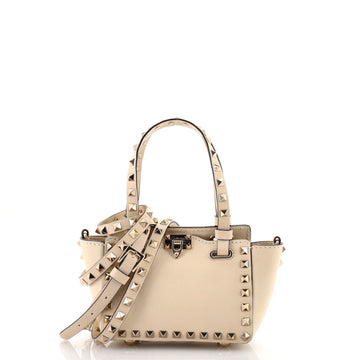 Valentino Rockstud Tote Soft Leather Micro