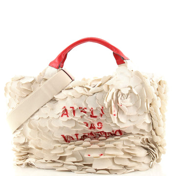 Valentino Rose Blossom Atelier Bag Canvas Small