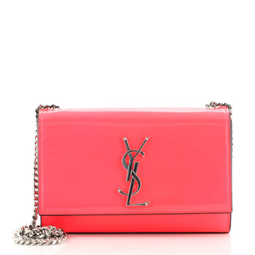 Saint Laurent Classic Monogram Crossbody Bag Grainy Patent Small