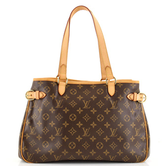 Louis Vuitton Batignolles Handbag Monogram Canvas Horizontal