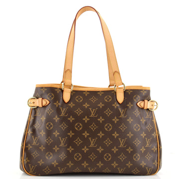 Louis Vuitton Batignolles Handbag Monogram Canvas Horizontal