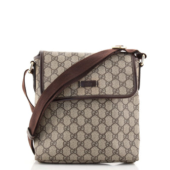 Gucci Flap Messenger GG Coated Canvas Small