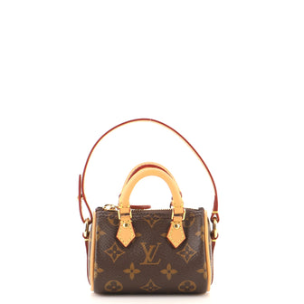 Louis Vuitton Monogram Canvas Micro Speedy Bracelet and Bag Charm