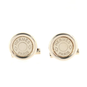 Hermes Clou de Selle Cufflinks Sterling Silver