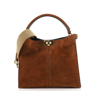 Fendi Peekaboo X-Lite Bag Suede Medium