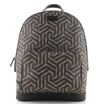 Gucci Zip Pocket Backpack Caleido GG Coated Canvas Medium