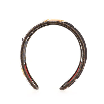 Louis Vuitton Be Mindful Headband Printed Silk with Monogram Canvas