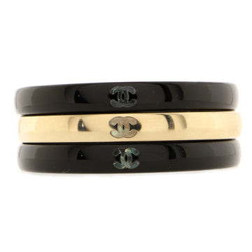 Chanel CC and Camellia Bangle Set Bracelet Resin and Metal