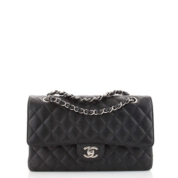 Chanel Classic Double Flap Bag Quilted Caviar Medium