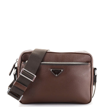 Prada Front Pocket Camera Bag Vitello Daino Small