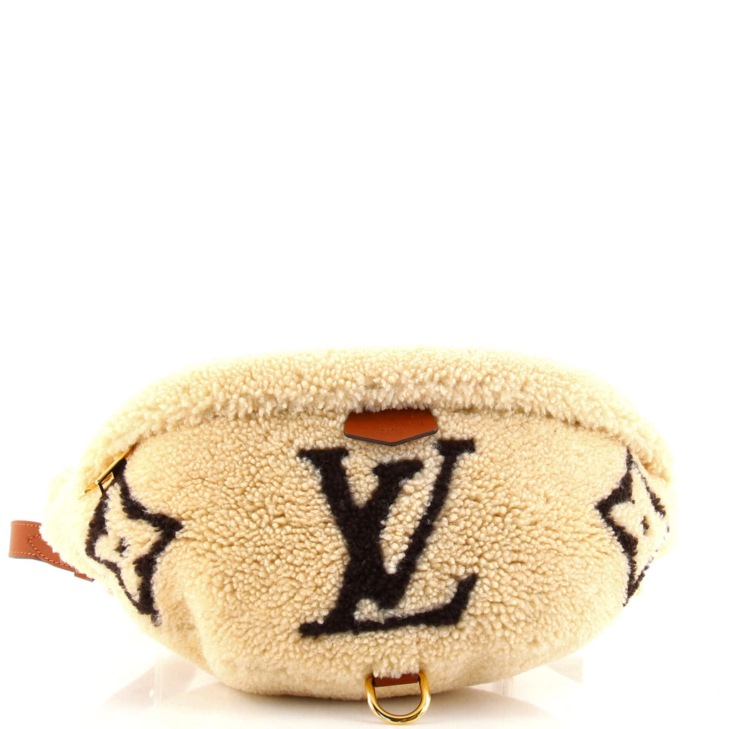 Louis Vuitton Bum Bag Monogram Giant Teddy Fleece Neutral 14176873
