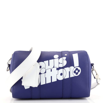 Louis Vuitton City Keepall Bag Everyday Signature Printed Leather