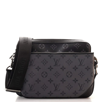 louis vuitton backpack trio black Louis Vuitton Trio Messenger Bag Reverse Monogram Eclipse Canvas Black 1417723