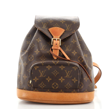Louis Vuitton Vintage Montsouris Backpack Monogram Canvas MM