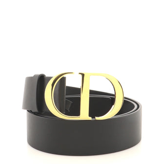 Christian Dior 30 Montaigne Belt Leather Wide
