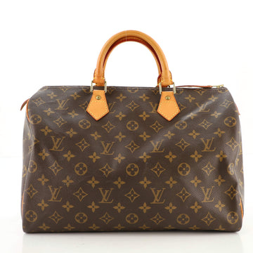 Louis Vuitton Speedy Handbag Monogram Canvas 35