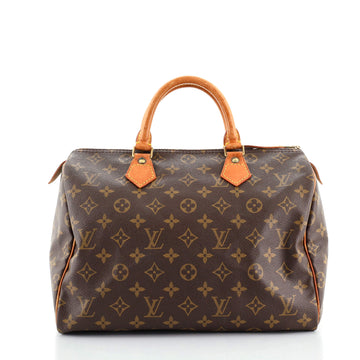 Louis Vuitton Speedy Handbag Monogram Canvas 30