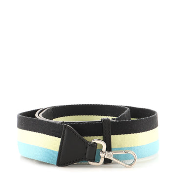 Fendi Adjustable Shoulder Strap Zucca Canvas with Studded Leather