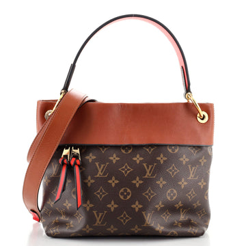 Louis Vuitton Tuileries Hobo Monogram Canvas with Leather