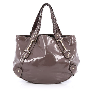 Gucci Pelham Shoulder Bag Patent Medium purple