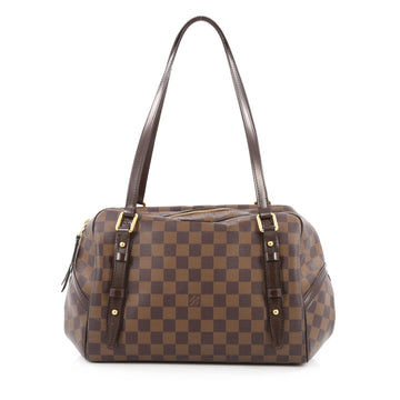 Louis Vuitton Rivington Satchel Damier GM brown