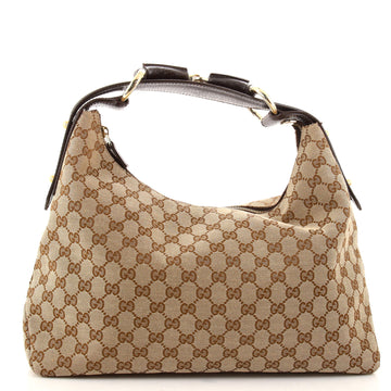 Gucci Horsebit Hobo GG Canvas Medium