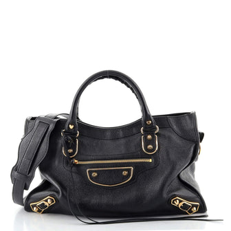Balenciaga City Classic Metallic Edge Bag Leather Medium