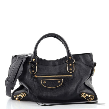 Balenciaga City Classic Metallic Edge Bag Leather Medium