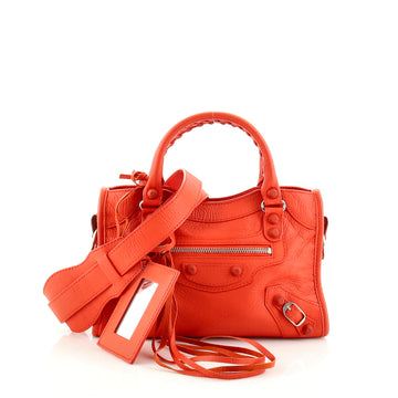 Balenciaga City Classic Studs Bag Leather Mini