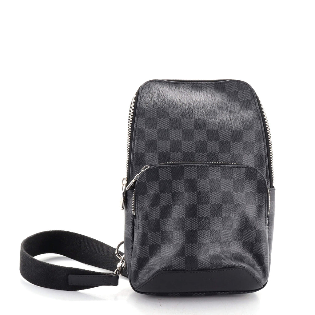 Louis Vuitton Avenue Sling Bag Damier Graphite Black 1420132