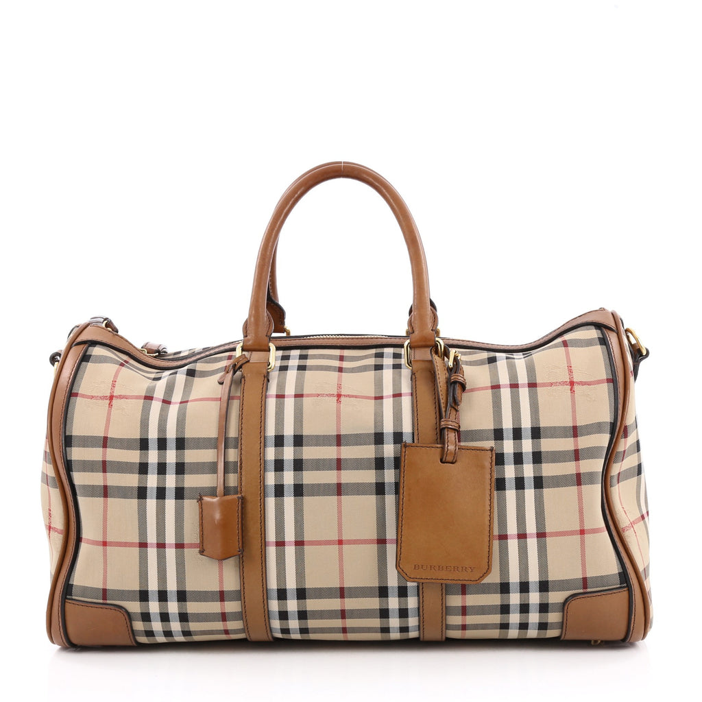 Buy Burberry Convertible Weekend Bag Horseferry Check 1420201
