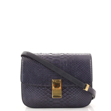 Celine Classic Box Bag Python Medium