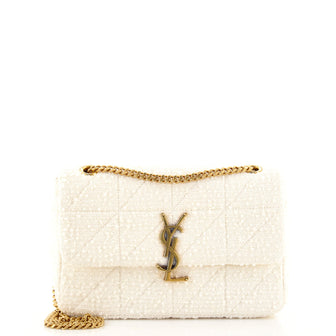 Saint Laurent Jamie Flap Bag Quilted Boucle Tweed Medium