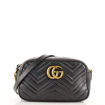 Gucci GG Marmont Shoulder Bag Matelasse Leather Small