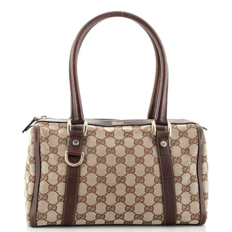 Gucci Abbey Boston Bag GG Canvas Small