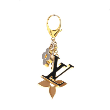 Louis Vuitton Fleur de Monogram Bag Charm Metal