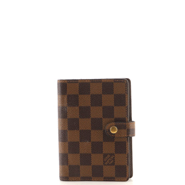 Louis Vuitton Ring Agenda Cover Damier PM