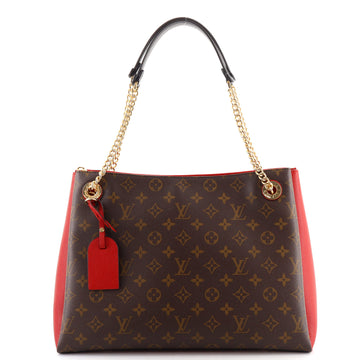 Louis Vuitton Surene Handbag Monogram Canvas with Leather MM