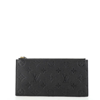 Louis Vuitton Felicie Zip Pouch Insert Monogram Empreinte Leather