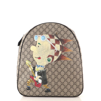 Gucci Children's Zip Backpack Printed GG Coated Canvas Small