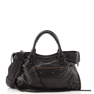 Balenciaga City Classic Studs Bag Leather Medium