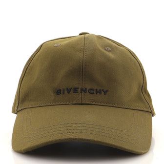 Givenchy Logo Baseball Cap Embroidered Canvas