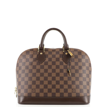 Louis Vuitton Vintage Alma Handbag Damier PM