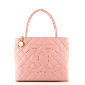 Chanel Medallion Tote Quilted Caviar
